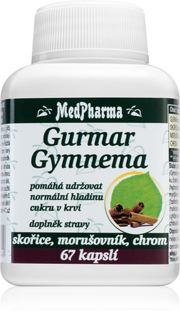 MedPharma Gurmar Gymnema kapsuly na udržanie normálnej hladiny cukru v krvi