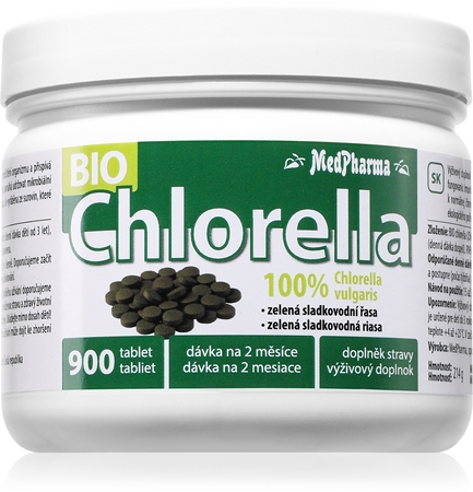 MedPharma Chlorella BIO tablety pro detoxikaci organismu a podporu imunity