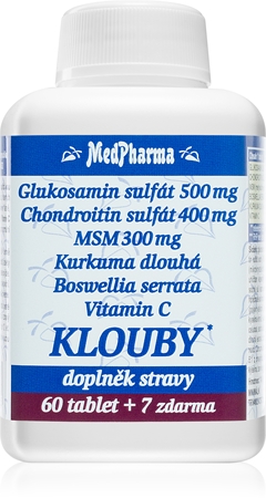 MedPharma Glukosamin sulfát tablety pro výživu kloubů a chrupavek