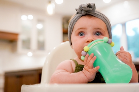 Melii Abacus Straw Sippy Cup Tasse mit Strohhalm