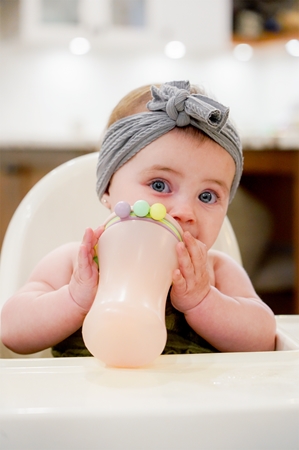 Melii Abacus Straw Sippy Cup Kop met rietje