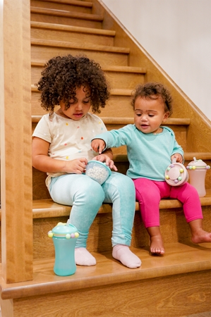 Melii Abacus Straw Sippy Cup Kop met rietje