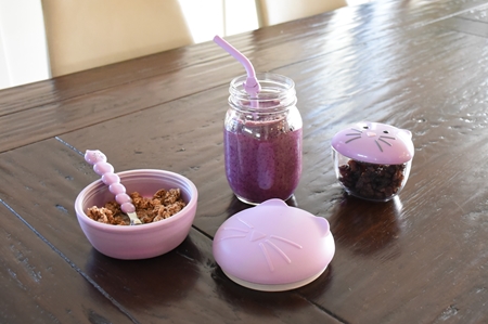 Melii Silicone Bowl with Lid lunch box