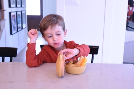 Melii Silicone Bowl with Lid Pausenbox