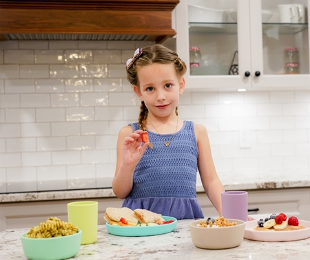 Melii Feeding Set jídelní set Mint, Blue, Lime