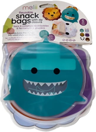 Melii Reusable Snack Bags sachets pour les collations