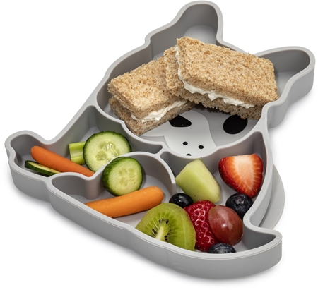 Melii Silicone Suction Plate Teller mit Saugnapf