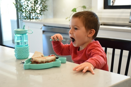 Melii Silicone Suction Plate Teller mit Saugnapf
