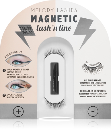 Melody Lashes Miss Mag pestanas postiças magnéticas