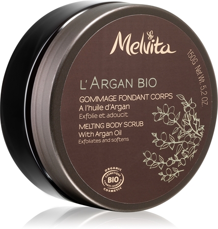 Melvita L'Argan Bio moisturising body scrub