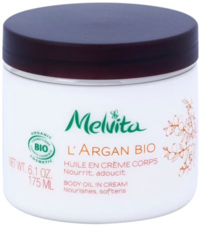 Melvita L'Argan Bio tápláló testápoló krém  a finom és sima bőrért