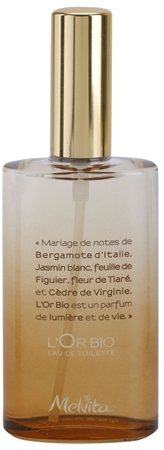 Melvita L'Or Bio eau de toilette para mulheres 50 ml