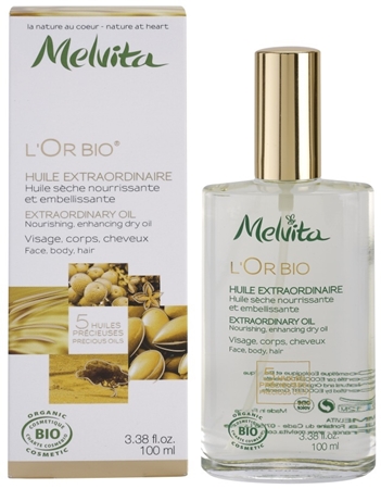 Melvita L'Or Bio aceite seco nutritivo para cara, cuerpo y cabello