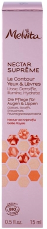 Melvita Nectar Supreme crema para contorno de ojos suavizante para contorno de ojos y labios