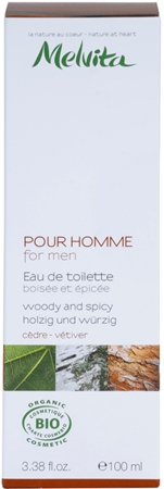 Melvita Pour Homme eau de toilette para hombre 100 ml Cedar - Vetiver