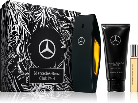 mercedes-benz club black woda toaletowa 100 ml   zestaw  