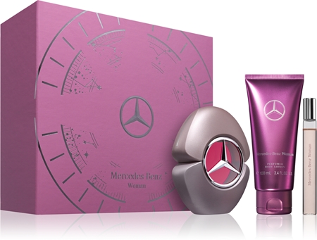 mercedes-benz mercedes-benz woman in red woda perfumowana 90 ml   zestaw  