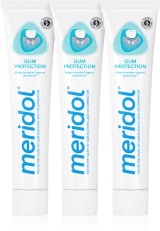 Meridol Gum Protection паста за зъби подпомага възстановяването на раздразнени венци