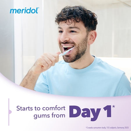 Meridol Fast Action Gum Protection Toothpaste for sensitive teeth