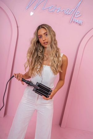 Mermade Pro Waver 32 mm kodralnik za trojne kodre za lase