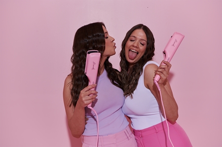 Mermade Double Waver Pink curling iron