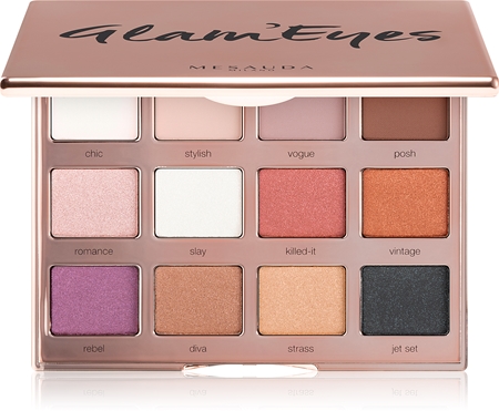 Mesauda Milano Glam'Eyes paleta očních stínů