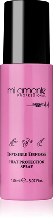 Mi Amante Professional Emergency Room Invisible Defense Heat Protection Spray Heat Protection Hairspray for Use with Flat Irons and Curling Irons