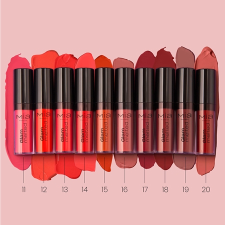 Mia Cosmetics Glam Melted tekutá rtěnka s matným finišem
