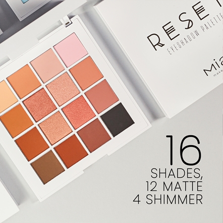 Mia Cosmetics Reset paletka očních stínů