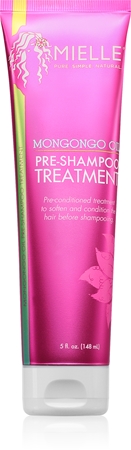 Mielle Mongongo Oil Pre-Shampoo Treatment Barojošs līdzeklis lietošanai pirms matu mazgāšanas ar šampūnu mitrināšanai un spīdumam