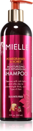 Mielle Pomegranate & Honey Feuchtigkeit spendendes Shampoo für welliges und lockiges Haar