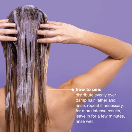 milk_shake® Silver Shine Shampoo Shampoo for Blonde Hair neutralising yellow tones