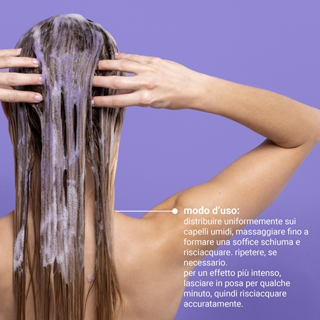 milk_shake® Silver Shine Shampoo shampoo per capelli biondi neutralizzante per toni gialli