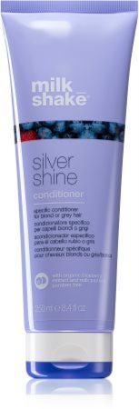 Milk Shake Silver Shine Conditioner für blondes Haar neutralisiert gelbe Verfärbungen