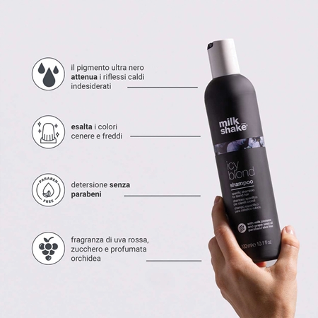 milk_shake® Icy Blond Shampoo shampoo anti-giallo per capelli biondi