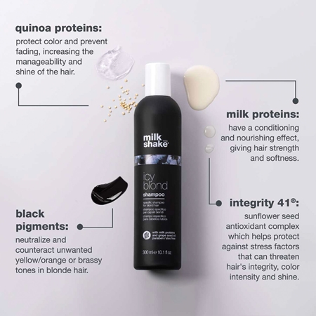 milk_shake® Icy Blond Shampoo šampon neutralizující žluté tóny pro blond vlasy