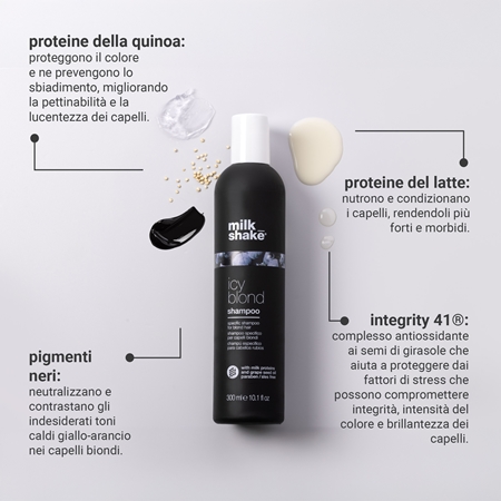 milk_shake® Icy Blond Shampoo shampoo anti-giallo per capelli biondi