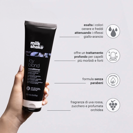 milk_shake® Icy Blond Conditioner balsamo per capelli biondi