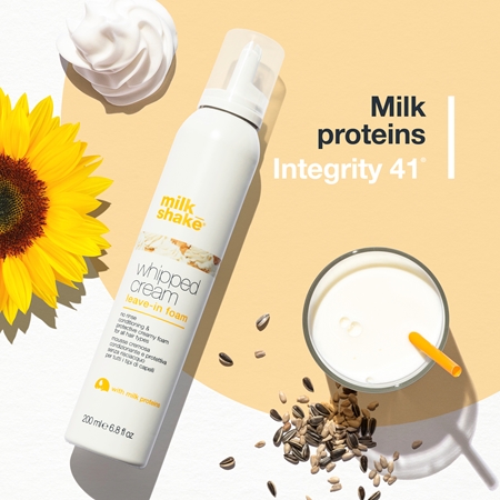 milk_shake Milk Shake Whipped Cream leöblítést nem igénylő ápolás minden hajtípusra