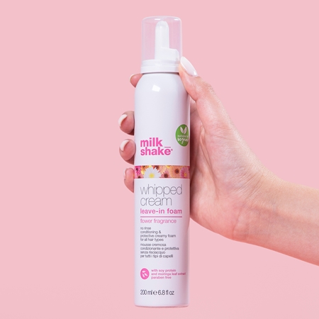 milk_shake Milk Shake Whipped Cream bezoplachová hydratační péče pro barvené vlasy