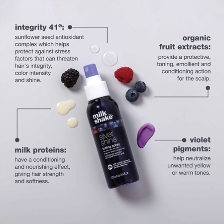 milk_shake® Silver Shine Toning Spray Toning Spray for blonde and grey hair