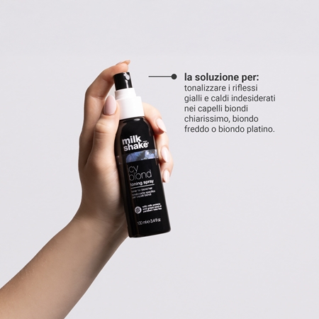 milk_shake® Icy Blond Toning Spray spray neutralizzante per toni gialli