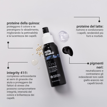 milk_shake® Icy Blond Toning Spray spray neutralizzante per toni gialli