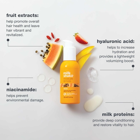 milk_shake® Moisture & More Serum sérum hydratant pour cheveux secs