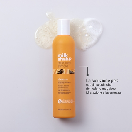 milk_shake® Moisture & More Shampoo shampoo idratante per capelli secchi