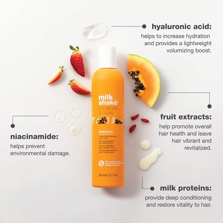 milk_shake® Moisture & More Shampoo shampoing hydratant pour cheveux secs