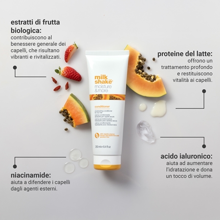milk_shake® Moisture & More Conditioner balsamo idratante per capelli secchi