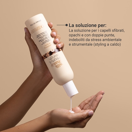 milk_shake® Integrity & Strength Nourishing Shampoo shampoo nutriente per capelli rovinati