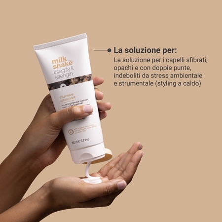 milk_shake® Integrity & Strength Intensive Treatment maschera intensa per capelli rovinati