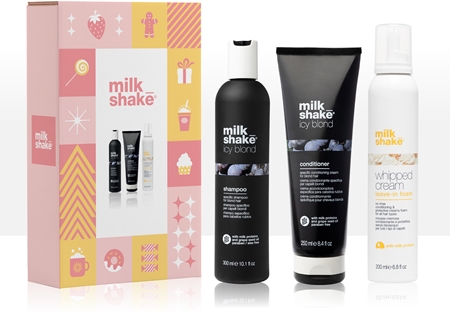 milk_shake® Kit Icy Blond set neutralising yellow tones